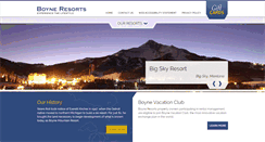 Desktop Screenshot of boyneresorts.com