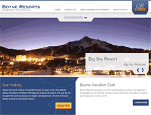 Tablet Screenshot of boyneresorts.com